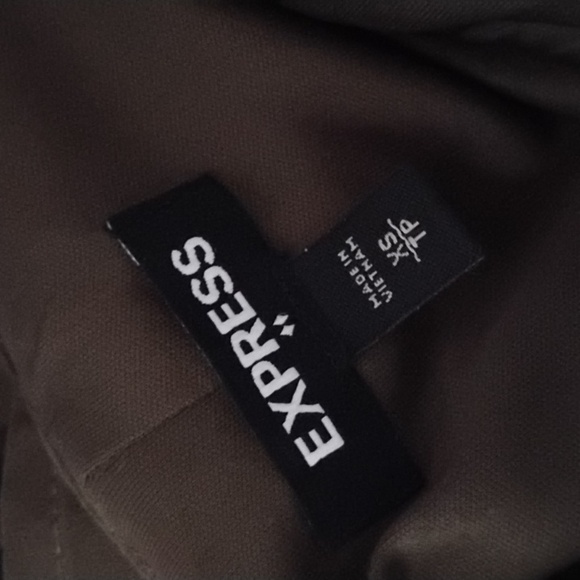 Express Olive Green Dress XS - Picture 8 of 8